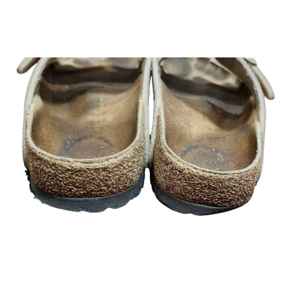 Birkenstock Arizona schmal shiny python eggshell Sandalen Size 9 - Picture 10 of 14